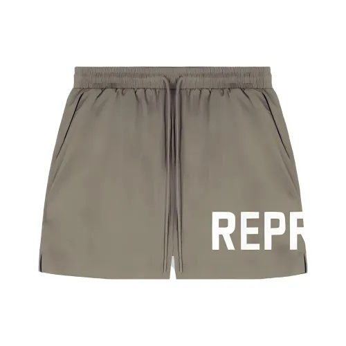 REPRESENT Khaki Мужские Повседневные Шорты