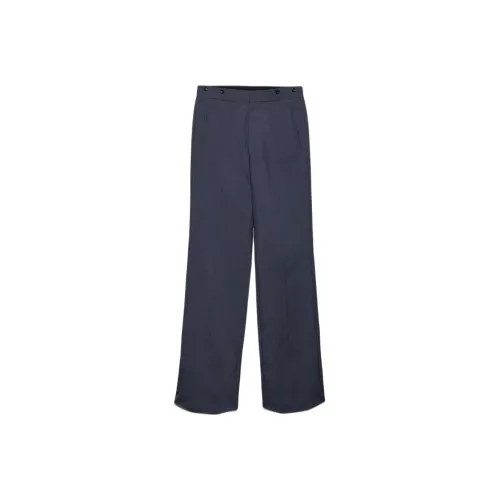 PRADA SS25 Повседневные брюки широкие брюки стиль позиционирования мужской синий