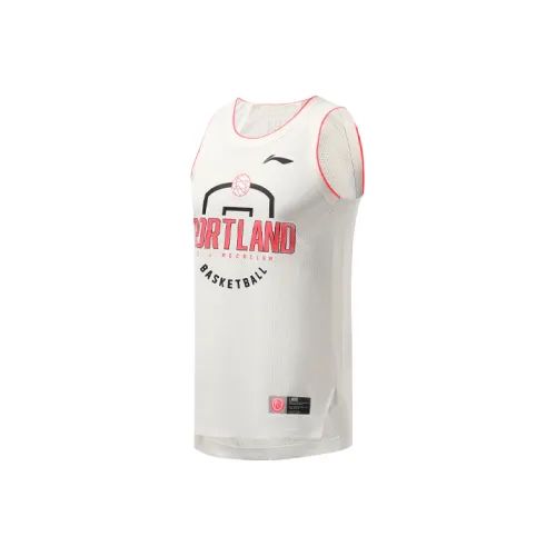 LINING Basketball Collection Баскетбольная Джерси Мужская Туманно-Белая