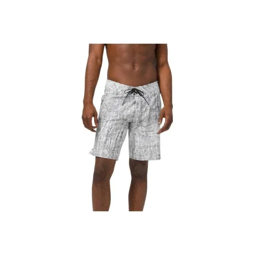 lululemon Серый Белый Мужские Повседневные Шорты
