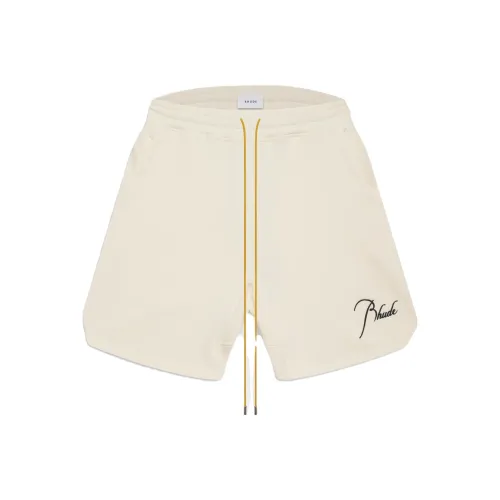 RHUDE Экрю Мужские Повседневные Шорты