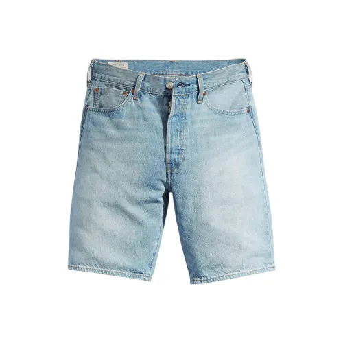 Levis Blue Men's Denim Shorts Левис Синий Мужские Джинсовые Шорты