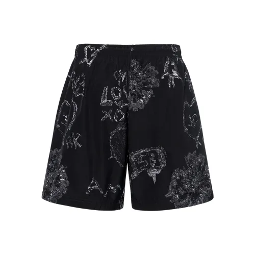 Alexander McQueen Черные Мужские Повседневные Шорты