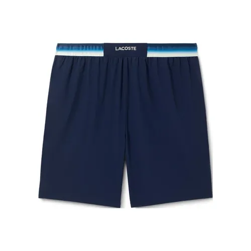 Шорты Casual Мужские Синие в сотрудничестве с LACOSTE