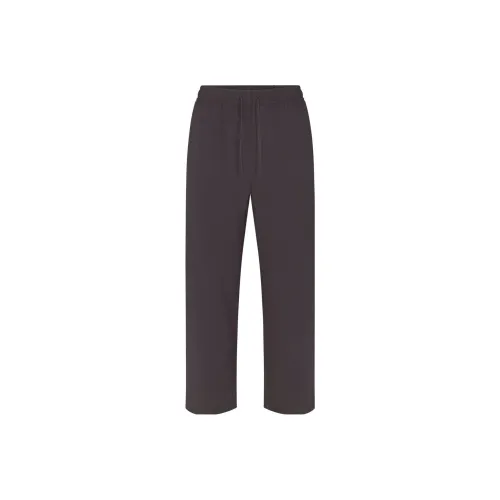 SKIMS Джерси Lounge MENS Relaxed Straight Нога Брюки Повседневные брюки Мужской Пепельный Пепельный