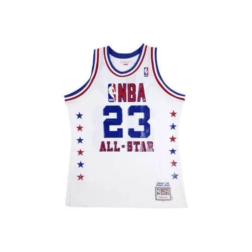 MITCHELL NESS Баскетбольная Джерси Мужская Белая