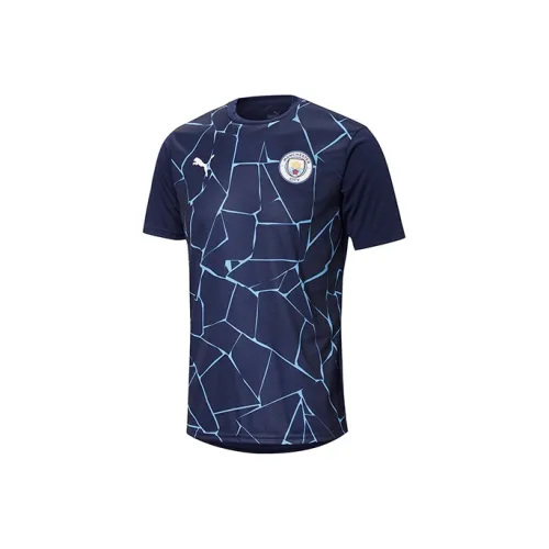 PUMA Синий Мужской Футбольный Джерси