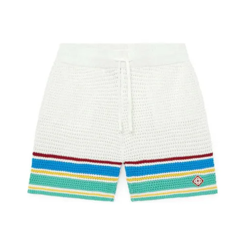 CASABLANCA FW24 Предсезонная коллекция Повседневные шорты Мужские Белые