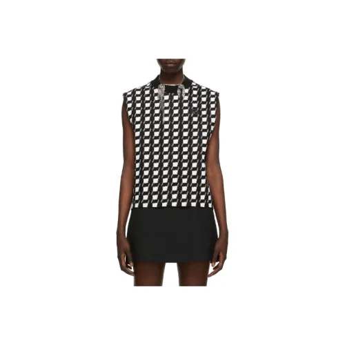 WE11DONE Черный/Белый Женские Футболки