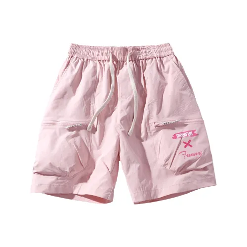 GXXX Розовые унисекс шорты карго