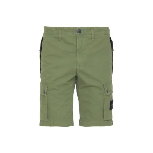 STONE ISLAND Зеленые Мужские Повседневные Шорты
