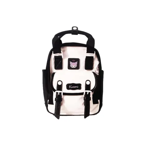 Sanrio Kulomi Полиэстер Через плечо Портативный Рюкзак Женский Черный Белый