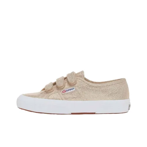 SUPERGA Теннисные кроссовки низкие, золотой цвет, женские