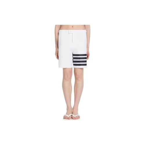 THOM BROWNE Белые Мужские Повседневные Шорты