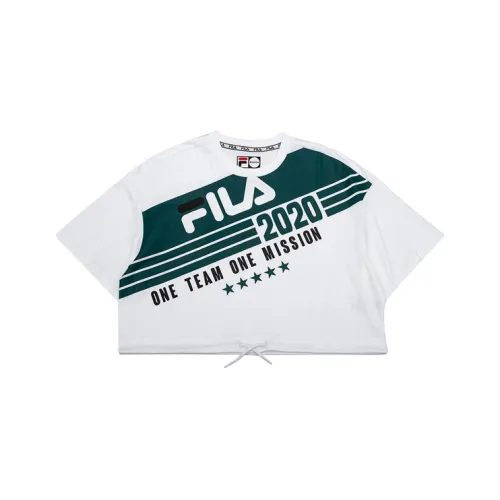 FILA FUSION Белый Женские Короткие Топы