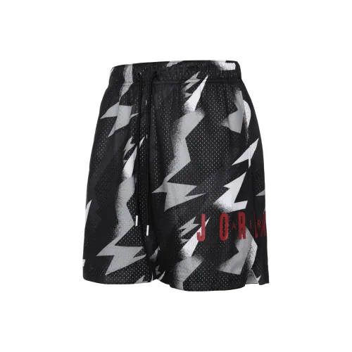 JORDAN Черный Белый Мужские Повседневные Шорты