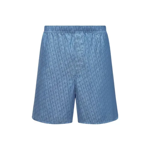 DIOR Blue Men's Casual Shorts DIOR Синие Мужские Повседневные Шорты