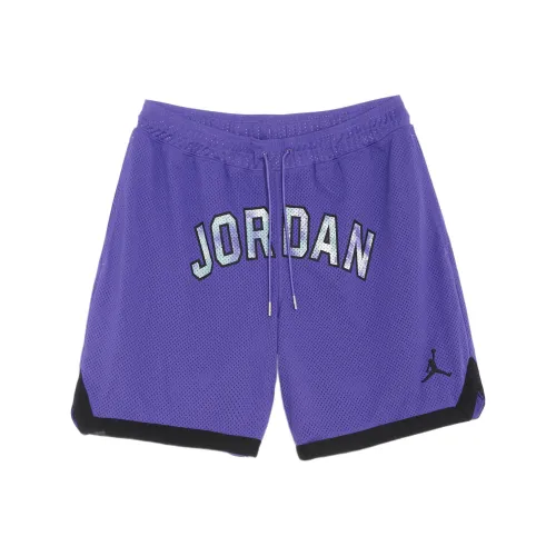 Jordan Purple Men's Casual Shorts Джордан Фиолетовые Мужские Повседневные Шорты