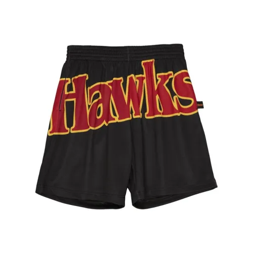 MITCHELL NESS Баскетбольные шорты Мужские Черные