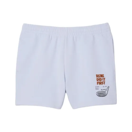 LACOSTE Повседневные шорты Мужские Светло-синие