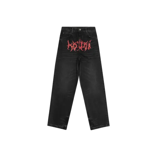 Ksubi Mad WORLD Series Черные Мужские Джинсы