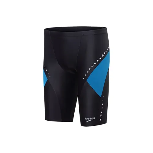 Speedo Черный Синий Мужские Плавательные Шорты