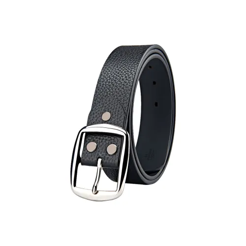 BANFU Ремни из натуральной коровьей кожи мужской черный 3,4 см