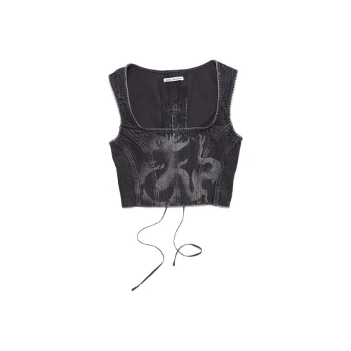 ACNE STUDIOS Черные Женские Майки