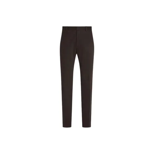 Ermenegildo Zegna Темно-коричневые Мужские Повседневные Штаны