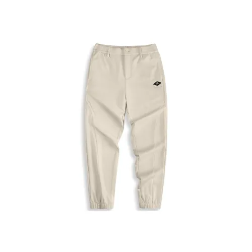 FAIRWHALE Повседневные брюки Мужские Экрю