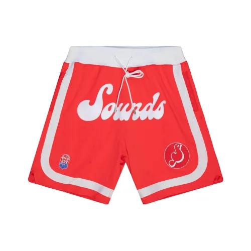 MITCHELL NESS Шорты Мужские Красные