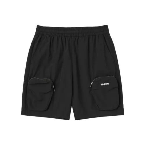 Nerdy Черные Унисекс Повседневные Шорты
