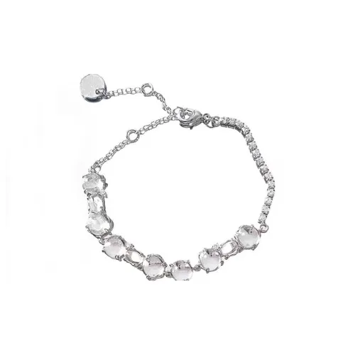 QIXIAOJIANG Цветное стекло Нефритовые браслеты Унисекс