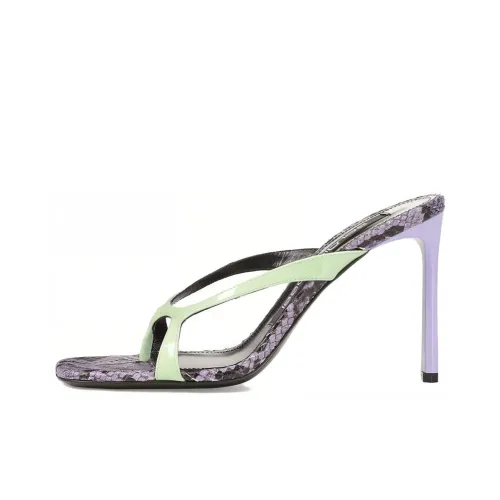 SERGIO ROSSI Слипоны Женские Мятно-зеленый