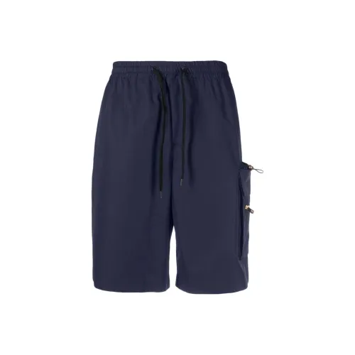 VERSACE Мужские Повседневные Шорты Морского Синего Цвета