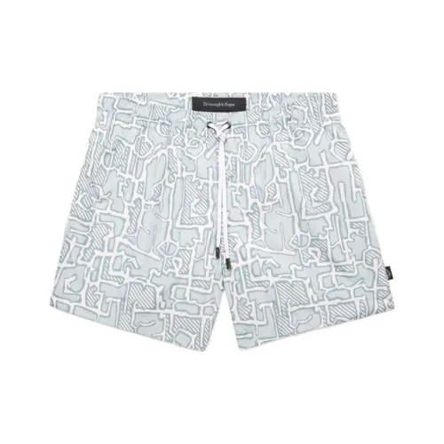 Ermenegildo Zegna Light Blue Men's Casual Shorts  
Эргенжильдо Зегна Светло-Синие Мужские Повседневные Шорты