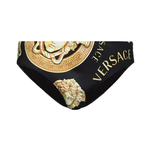 VERSACE Мужские плавательные шорты коричневого цвета