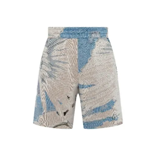 AMIRI Blue with White Lettering Men's Casual Shorts