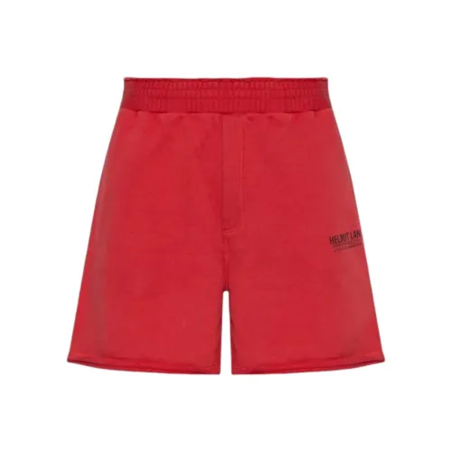 Helmut Lang Повседневные шорты Мужские Красные