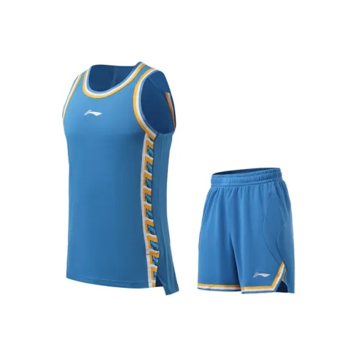 Лайнер YUNDONGLANQIUXILIE Баскетбольный костюм мужской Пекин синий