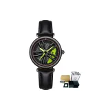 Чёрный зелёный ремень