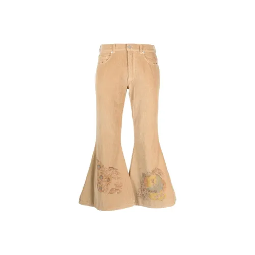 ERL Коричневые унисекс повседневные брюки