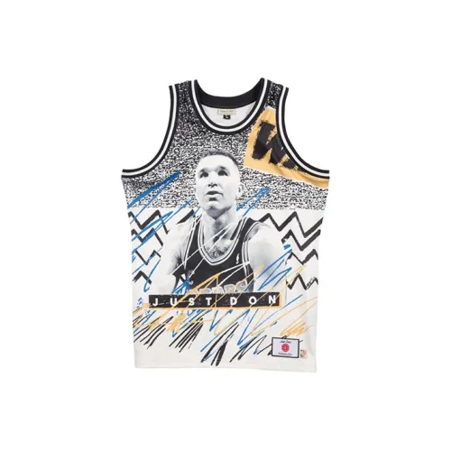 MITCHELL NESS Баскетбольная Джерси Мужская Цветовой блок