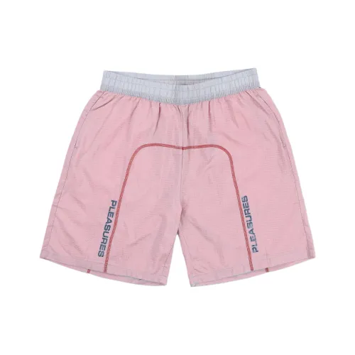 PLEASURES SS24 Летняя коллекция Повседневные шорты Мужские Серые