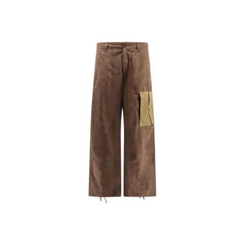 TEN C Brown Men's Casual Pants TEN C Коричневые Мужские Повседневные Штаны