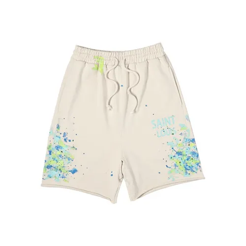 SSSAINT LOUIS Белые Унисекс Повседневные шорты