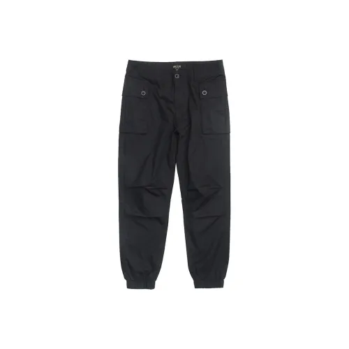 AKCLUB Повседневные брюки Мужские Черные