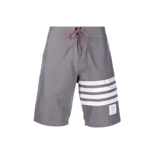 THOM BROWNE Серые Мужские Повседневные Шорты