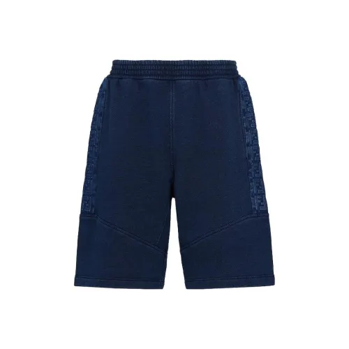 FENDI SS23 Повседневные шорты Мужские Синие