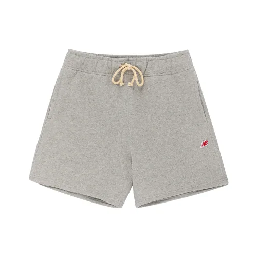 New Balance Teddy Made Светло-серый Унисекс Повседневные шорты